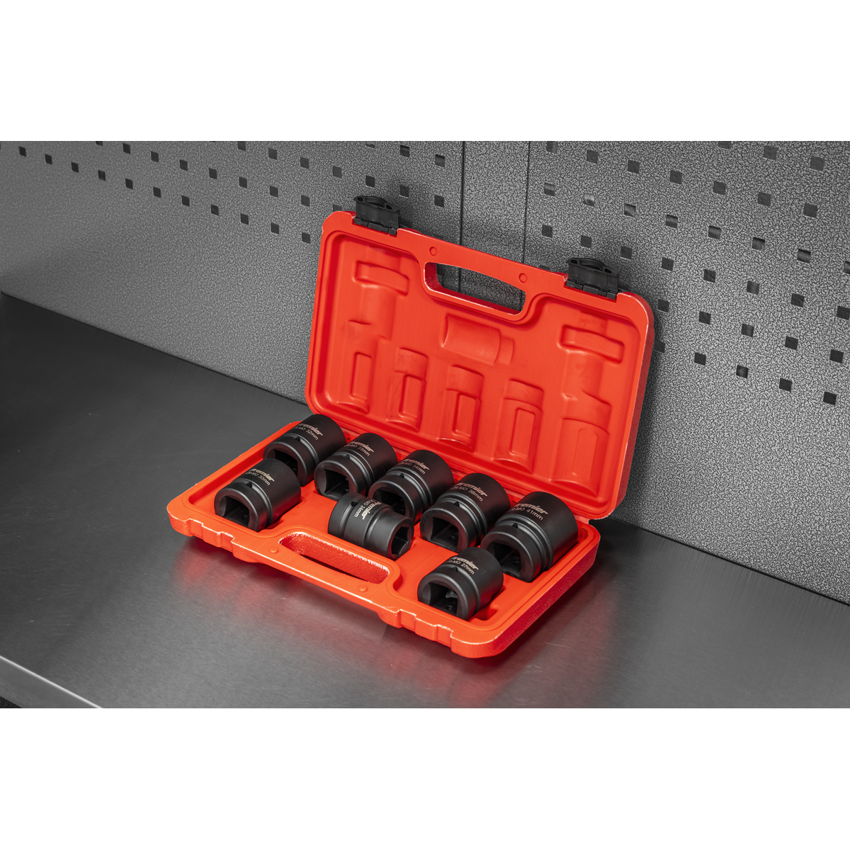 Sealey Premier Impact Socket Set 1"Sq Drive 8pc Model No-AK889M