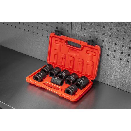 Sealey Premier Impact Socket Set 1"Sq Drive 8pc Model No-AK889M