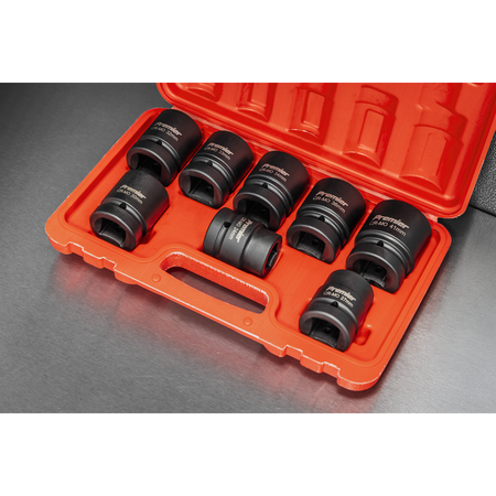 Sealey Premier Impact Socket Set 1"Sq Drive 8pc Model No-AK889M