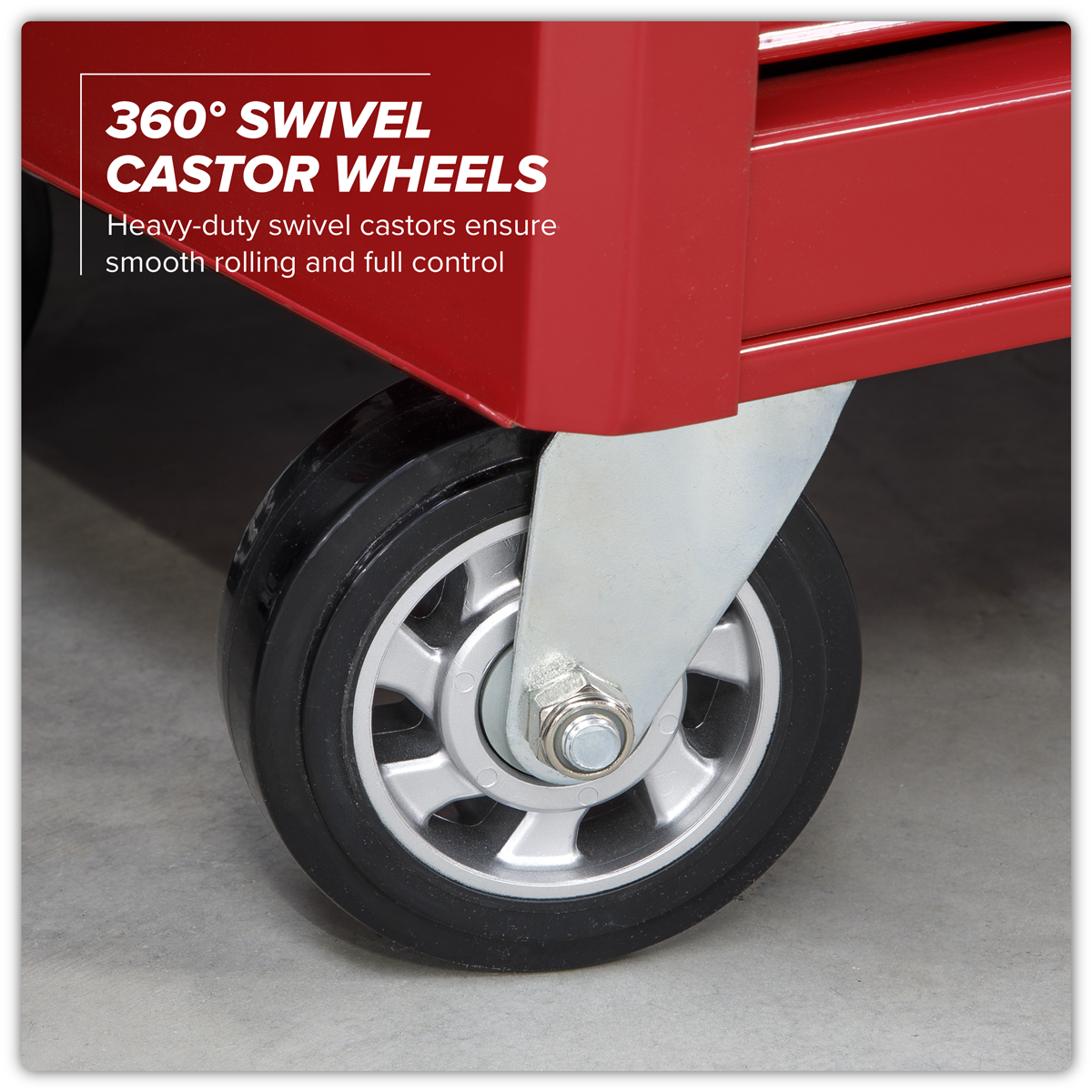 Sealey Topchest & Rollcab Combination 23 Drawer with Ball-Bearing Slides - Red Model No-AP66COMBO2