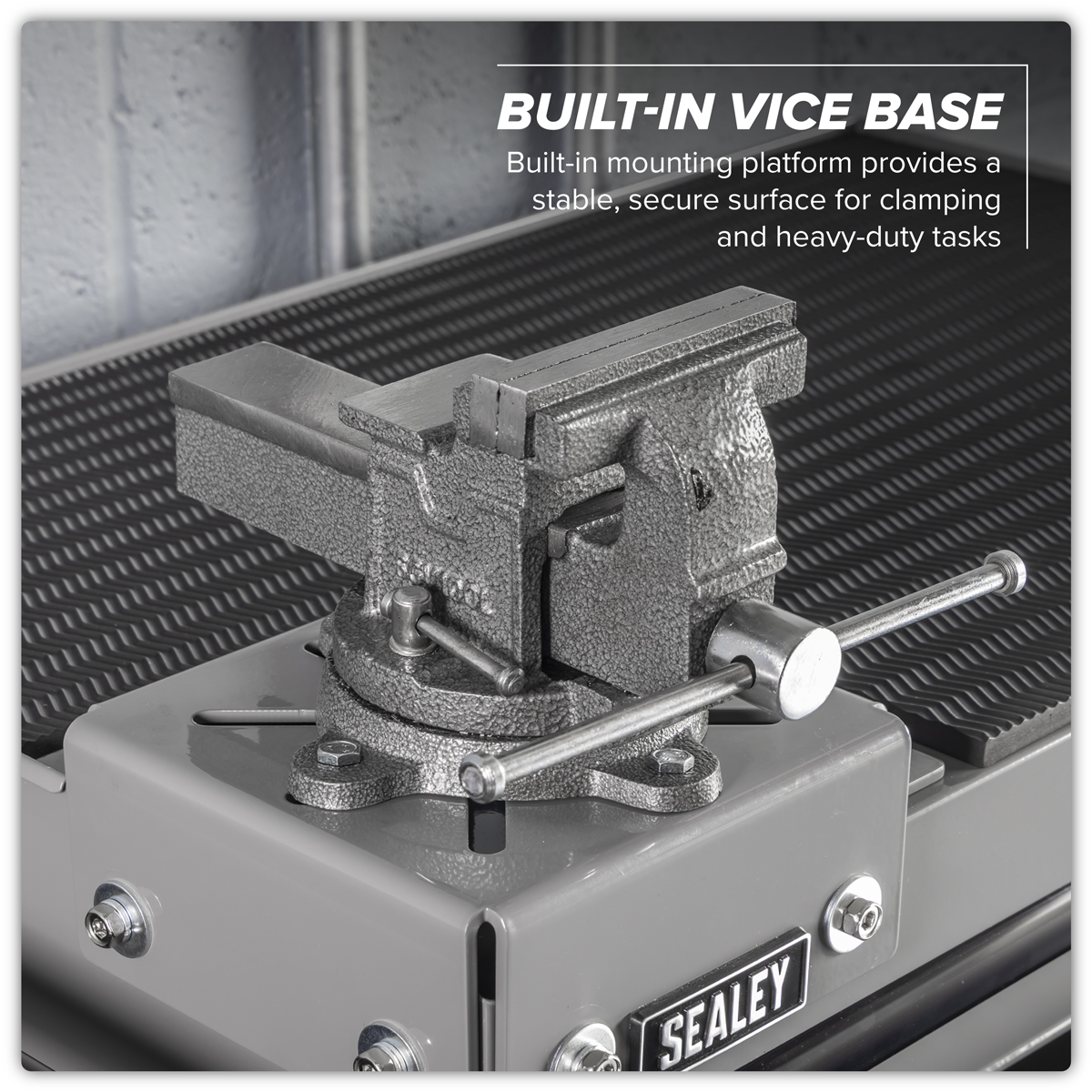 Sealey Superline PRO® Rollcab 6 Drawer with SG Swivel Base 100mm Vice Model No-APMWS2COMBO