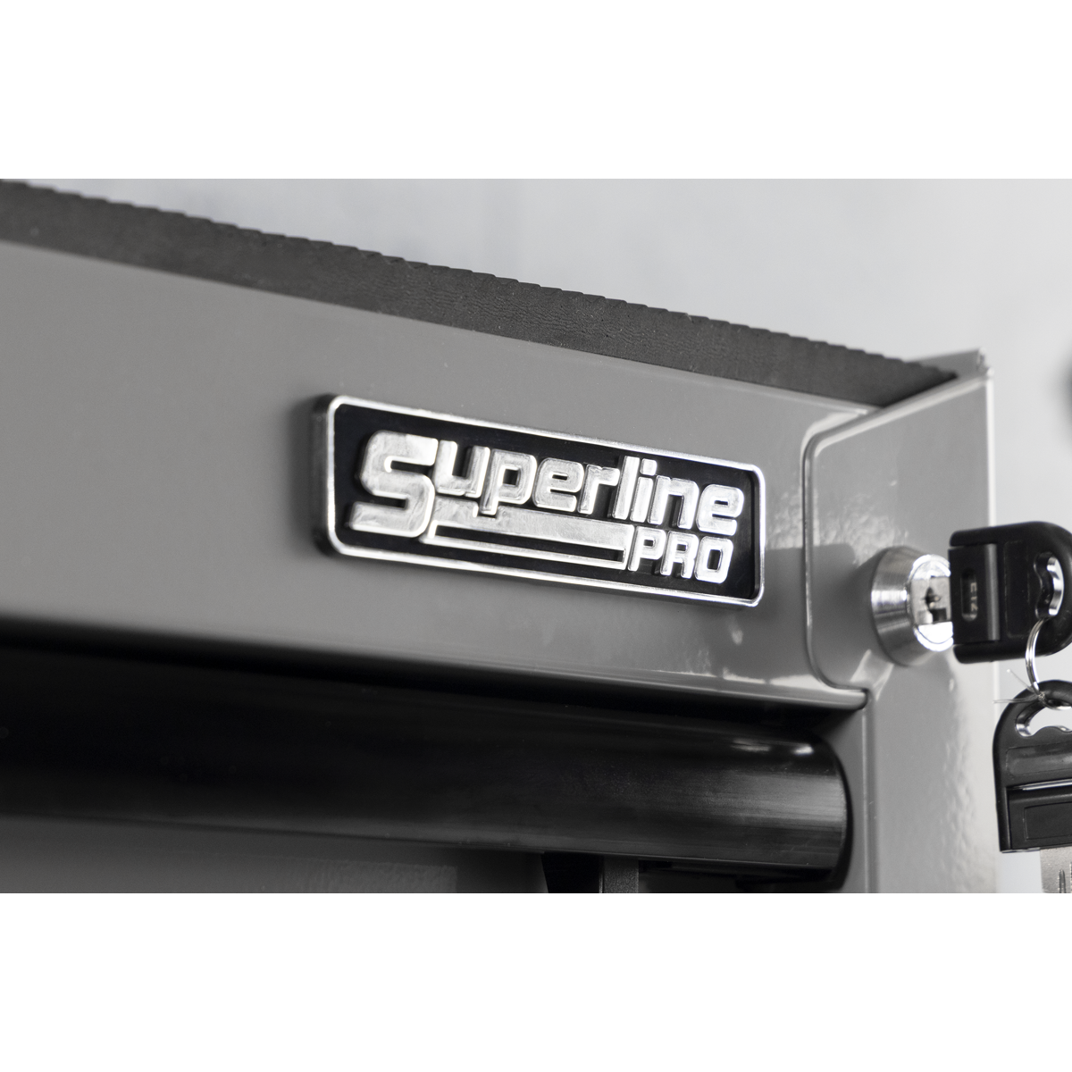 Sealey Superline PRO® Rollcab 6 Drawer with Vice Base - Grey/Black Model No-APMWS2