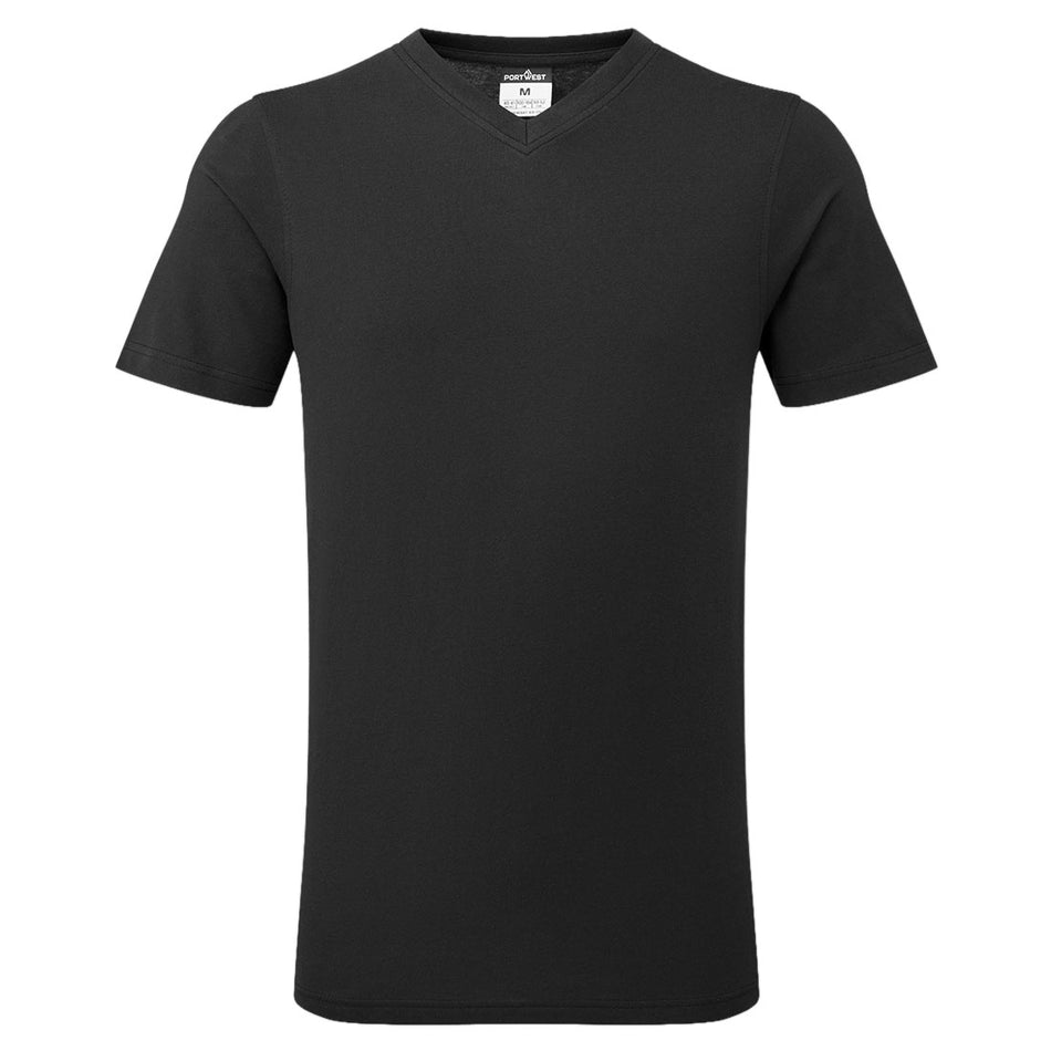 V-Neck Cotton T-Shirt S/S