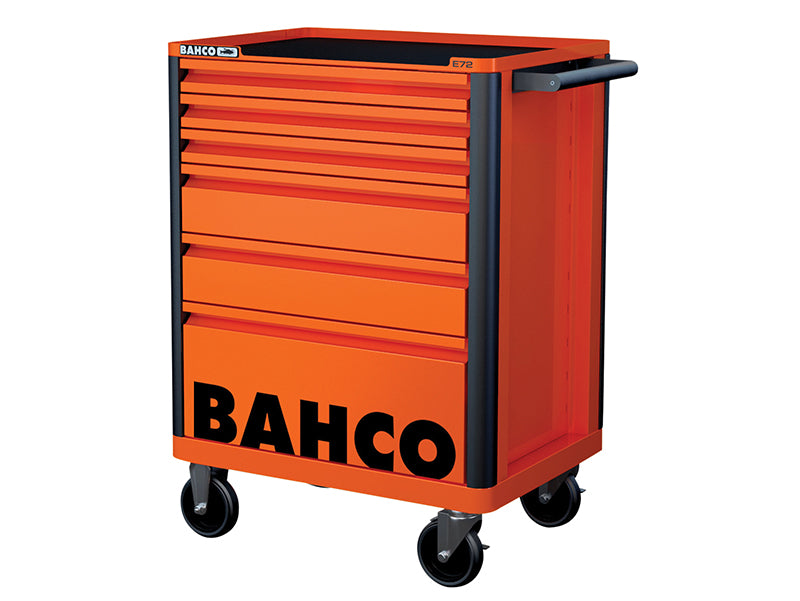 1472K6 26in E72 Storage HUB Tool Trolley with 6 Drawers Orange