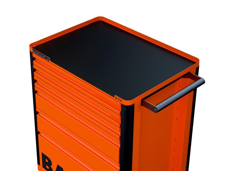 1472K7 26in E72 Storage HUB Tool Trolley with 7 Drawers Orange