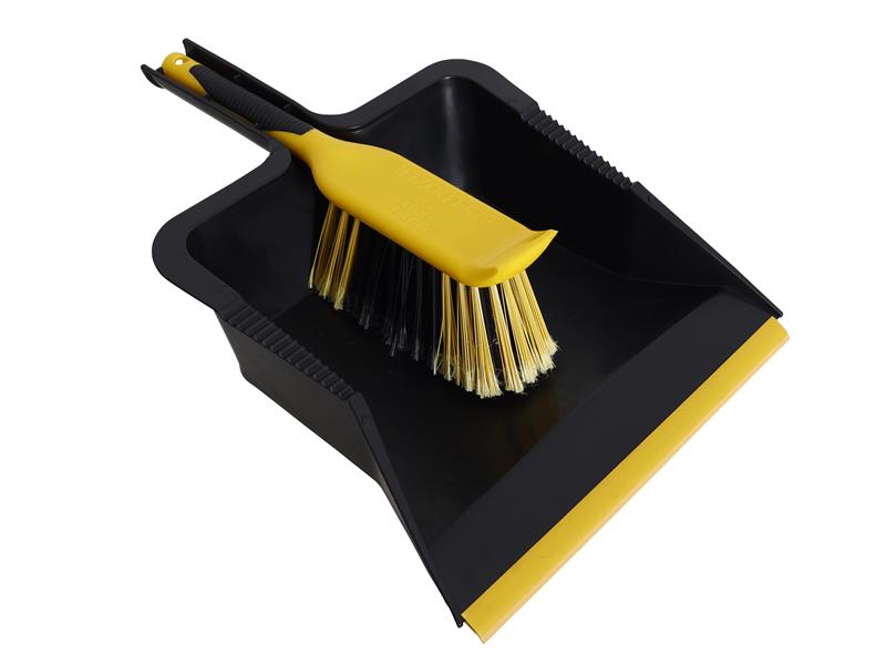 Heavy-duty Dustpan and Brush Set