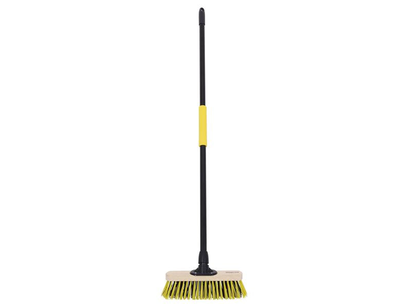 Stiff Dual PET Wooden Broom with Metal Handle 279mm (11in)