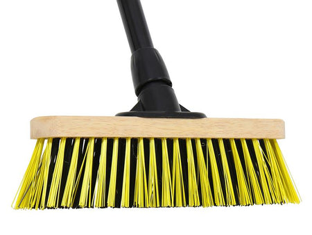 Stiff Dual PET Wooden Broom with Metal Handle 279mm (11in)