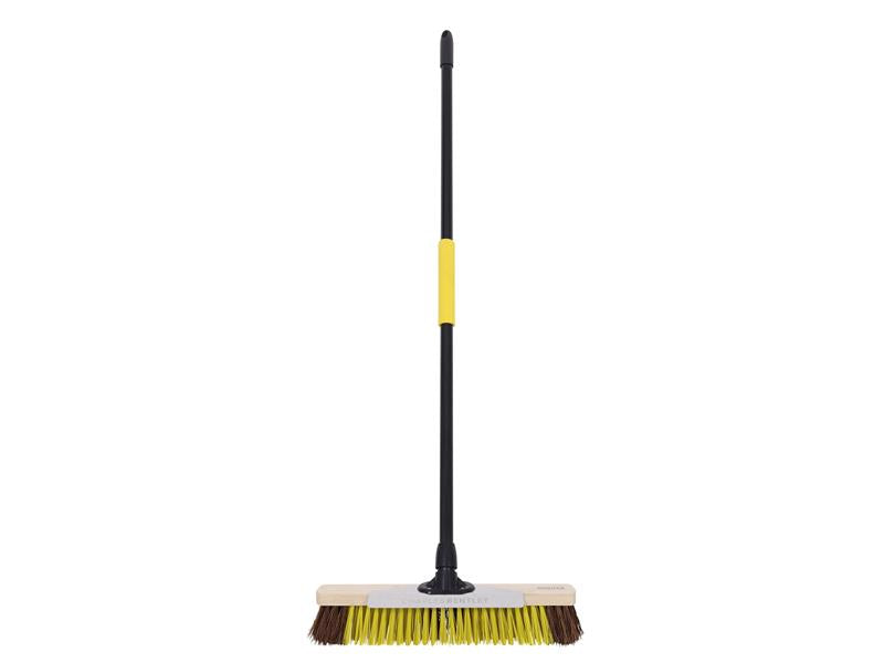 Dual Fill Bass/PET Broom with Metal Scraper 457mm (18in)