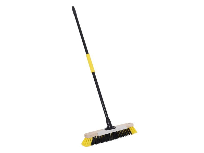 Dual Fill Soft PET Broom with Metal Scraper 457mm (18in)