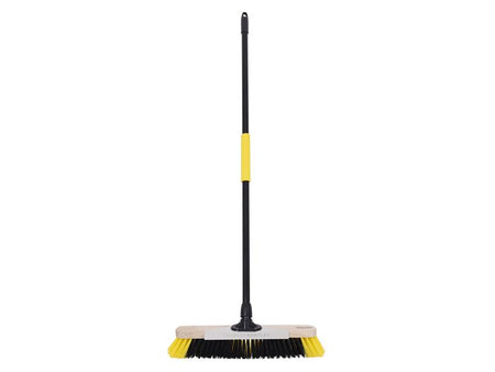 Dual Fill Soft PET Broom with Metal Scraper 457mm (18in)