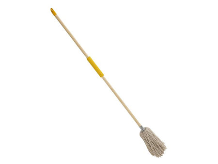 Cotton Mop and Soft Grip Wooden Handle