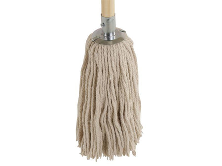 Cotton Mop and Soft Grip Wooden Handle