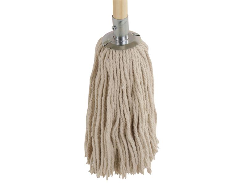 Cotton Mop and Soft Grip Wooden Handle