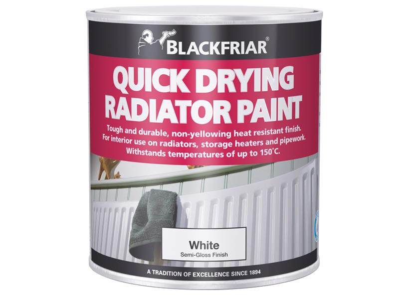 Quick Dry Radiator Paint White 250ml