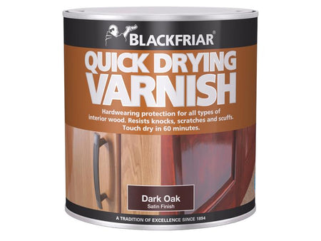 Duratough Quick Dry Coloured Varnish Dark Oak 250ml