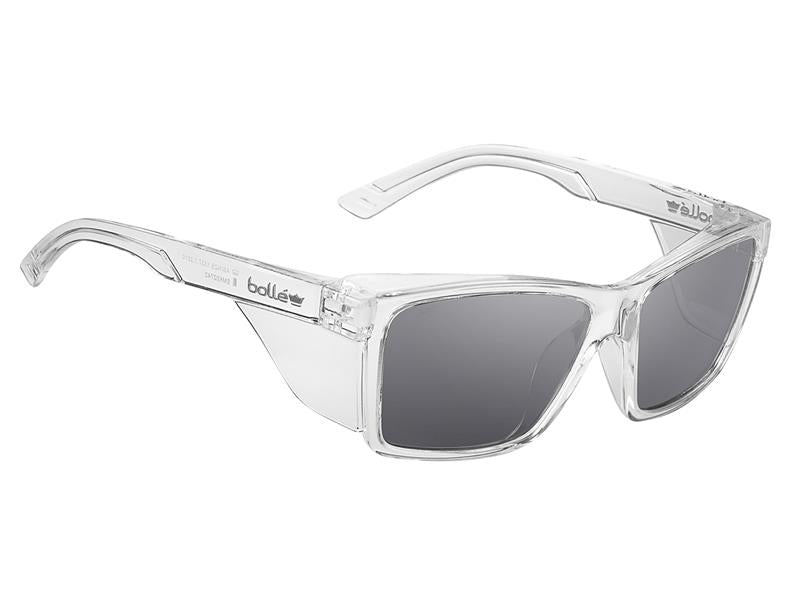 STKS 420 Crystal Frame Safety Glasses - Smoke