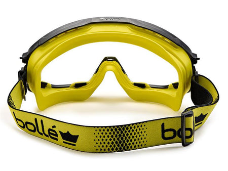 Yellow Vented Universal Goggles - PLATINUM® Clear
