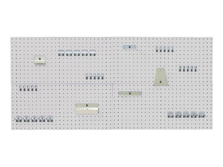 Perfo Panel & Hook Kit Light Grey