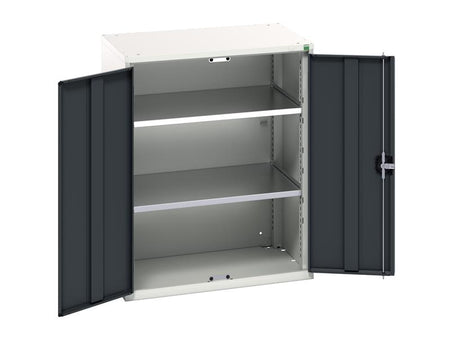 Verso 2 Shelf Cupboard 800mm Anthracite Grey