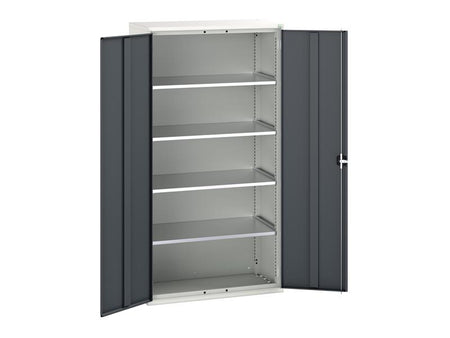 Verso 4 Shelf Cupboard 1050mm Anthracite Grey