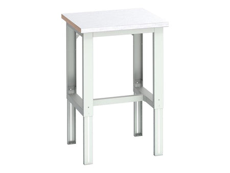 Cubio Adjustable Bench, Steel Clad Top 750 x 750mm
