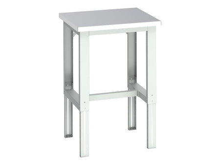 Cubio Adjustable Bench, Stainless Steel Clad Top 750 x 750mm