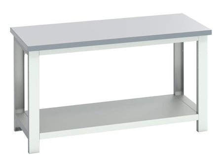 Cubio Bench with Shelf, ESD Laminate Top 1500 x 750mm