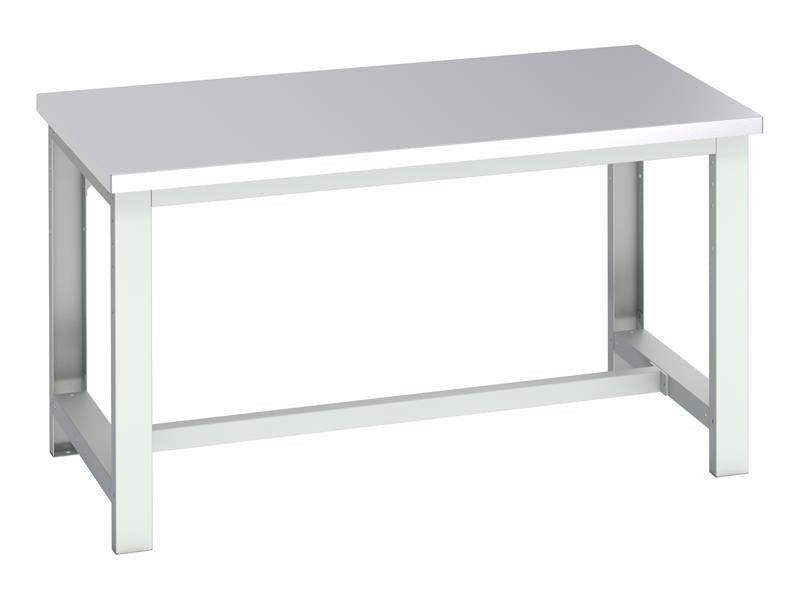 Cubio Basic Bench, Stainless Steel Clad Top 1500 x 900mm