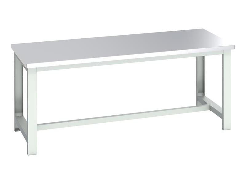 Cubio Basic Bench, Stainless Steel Top 2000 x 900mm