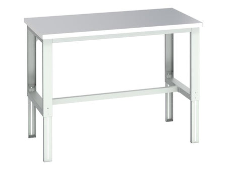 Cubio Adjustable Bench, Stainless Steel Clad Top 1500 x 900mm