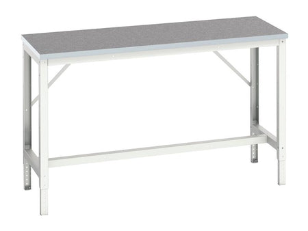 Verso Adjustable Bench, Lino Top 1500 x 600mm