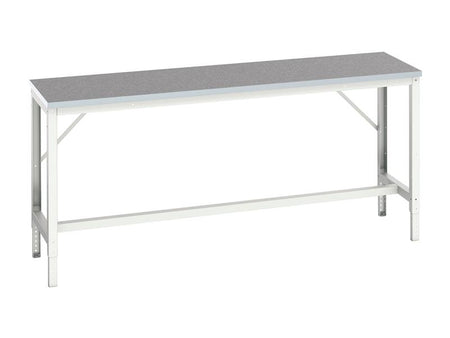 Verso Adjustable Bench, Lino Top 2000 x 600mm