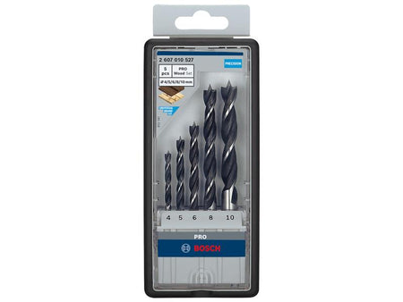 PRO Wood Brad Point Drill Bit Set, 5 Piece