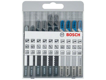 Basic for Wood and Metal Jigsaw Blade Set,10 Piece