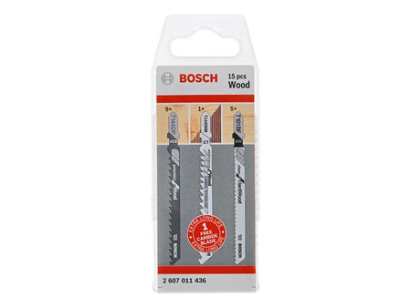 Wood Jigsaw Blade Set, 15 Piece