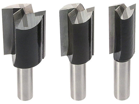 PRO Router Bit Straight Set, 6 Piece