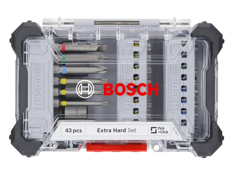 Extra Hard Screwdriver Bit Set, 43 Piece