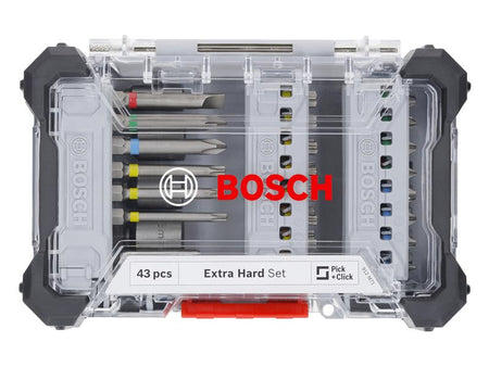 Extra Hard Screwdriver Bit Set, 43 Piece