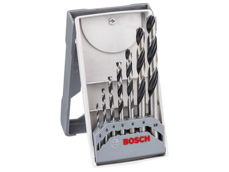 HSS Twist PointTeQ Drill Bit Set, 7 Piece