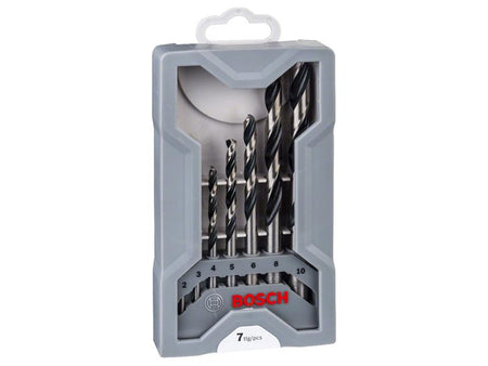 HSS Twist PointTeQ Drill Bit Set, 7 Piece