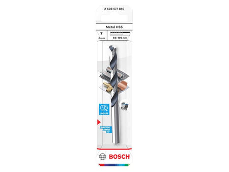 Metal HSS Twist Drill Bit 7 x 69 x 109mm