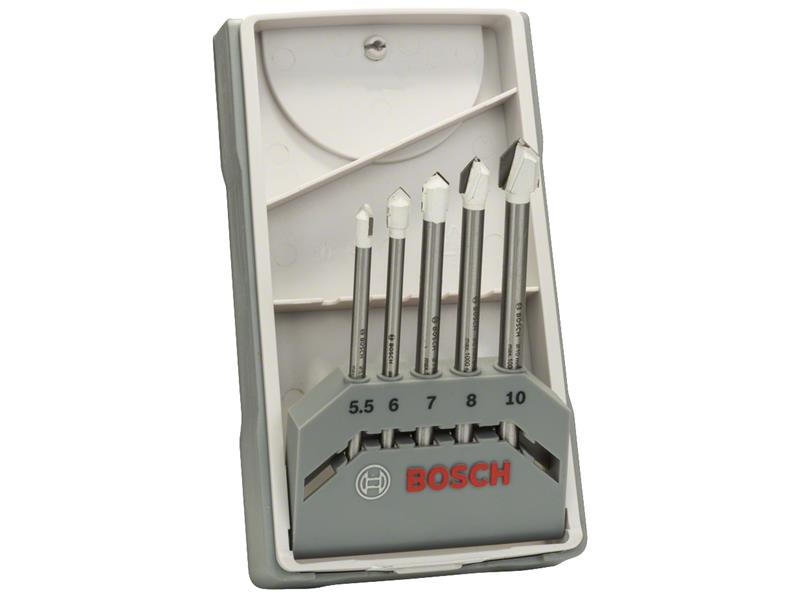 CYL-9 Ceramic Tile Drill Bit Set, 5 Piece