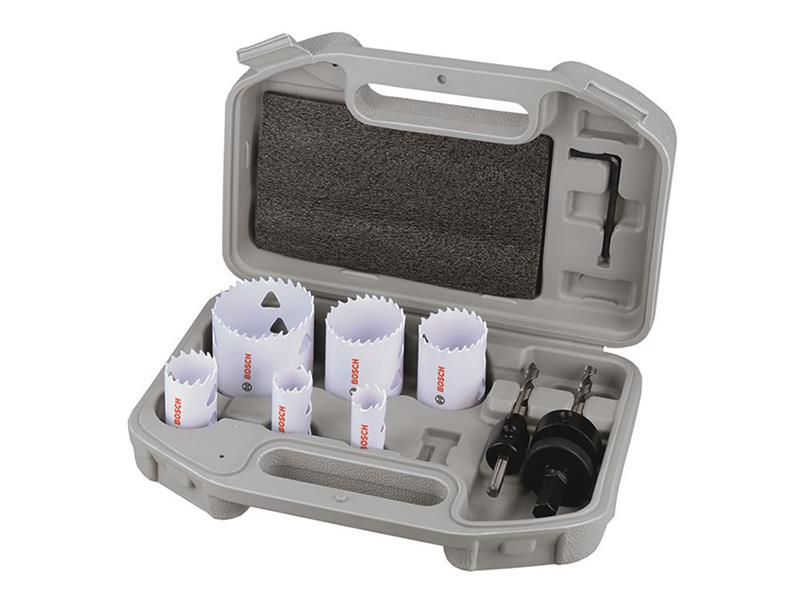 Multi Material Hole Saw Plumbers Set, 9 Piece