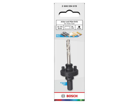 Holesaw Arbor and Pilot Drill, 32-210mm