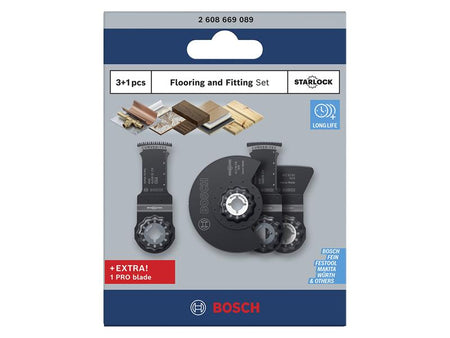 Flooring and Fitting Set, 4 Piece