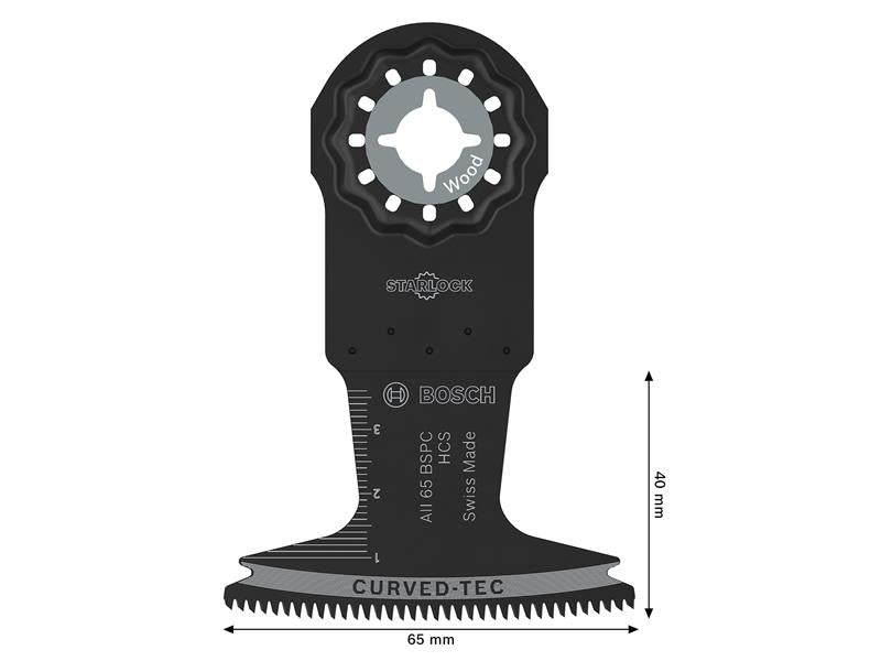 AII 65 BSPC Plunge Cut Curved Blade 65mm