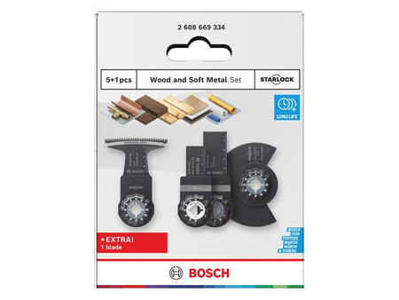 Wood & Soft Metal Set, 6 Piece