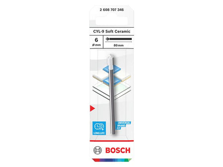 CYL-9 Soft Ceramic Drill Bit 6 x 80mm