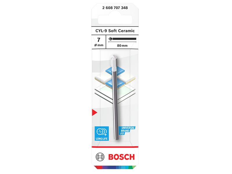 CYL-9 Soft Ceramic Drill Bit 7 x 80mm